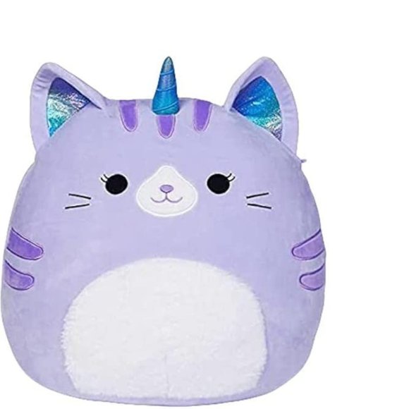 Squishmallows Official Kellytoy 16 Inch (Analea Purple Caticorn) NEW
